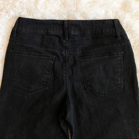 Women’s Faded Glory Black Stone-Washed Jeans Sz 8P - Picture 6 of 6